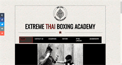 Desktop Screenshot of extremethaiboxing.com